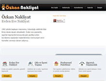 Tablet Screenshot of ozkannakliyat.com.tr